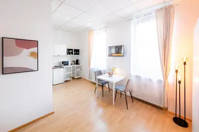 Küche/Küchenzeile in der Unterkunft Galilei Apartment 1