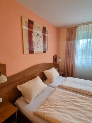 Ein Bett oder Betten in einem Zimmer der Unterkunft Zur Turmstube
