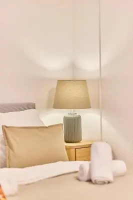 Ein Bett oder Betten in einem Zimmer der Unterkunft Lena Ihre Ruhepause mit Terrasse in Buchen