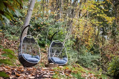 Ein Garten an der Unterkunft Coalhouse Pfalz