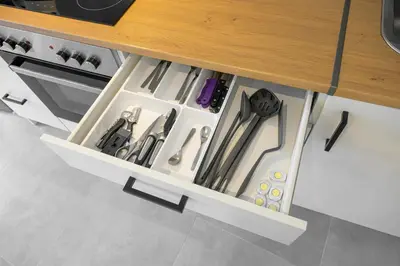 Küche/Küchenzeile in der Unterkunft EasyOne Apartments