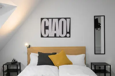 Ein Bett oder Betten in einem Zimmer der Unterkunft EasyOne Apartments