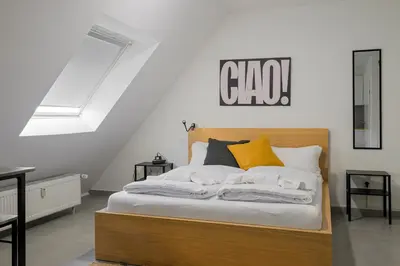 Ein Bett oder Betten in einem Zimmer der Unterkunft EasyOne Apartments
