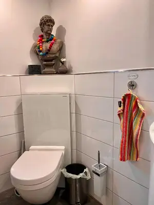 Ein Badezimmer in der Unterkunft Gästezimmer Seckert Wohlfühlen in der Nähe von MAINZ