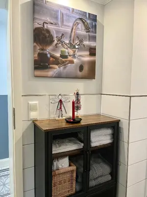 Küche/Küchenzeile in der Unterkunft Gästezimmer Seckert Wohlfühlen in der Nähe von MAINZ