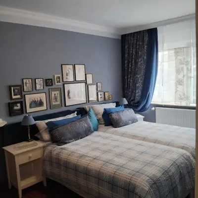 Ein Bett oder Betten in einem Zimmer der Unterkunft Residenz am Berg