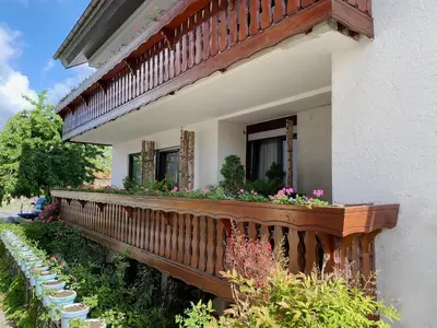 Ein Garten an der Unterkunft Hudolin-Vermietungen
