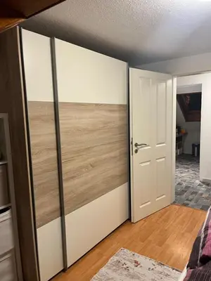 Ein Bett oder Betten in einem Zimmer der Unterkunft 2 Zimmerwohnung