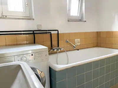 Ein Badezimmer in der Unterkunft Möblierte Unterkunft im EFH mit Parkmöglichkeiten