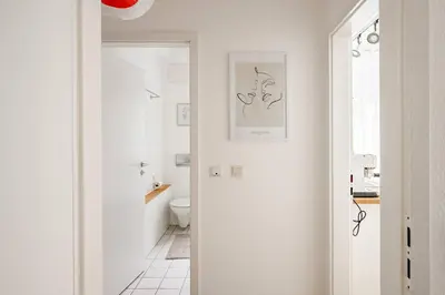 Ein Badezimmer in der Unterkunft Modernes Designer Loft mit Flair in Hochheim & Tiefgarage