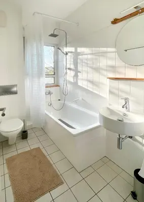 Ein Badezimmer in der Unterkunft Modernes Designer Loft mit Flair in Hochheim & Tiefgarage