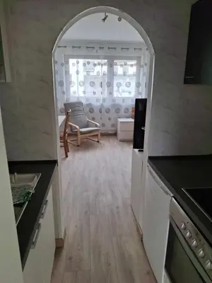 Küche/Küchenzeile in der Unterkunft Apartmenthaus Edingen