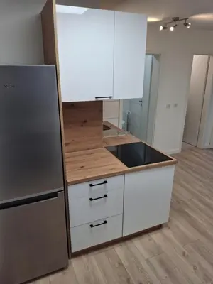 Küche/Küchenzeile in der Unterkunft Apartmenthaus Edingen