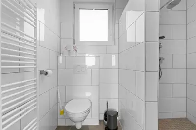 Ein Badezimmer in der Unterkunft MA01 Großes Haus in Trebur!