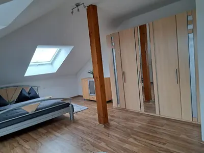 Ein Sitzbereich in der Unterkunft Apartment Diana