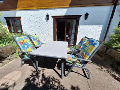 Ein Patio oder anderer Außenbereich in der Unterkunft Ferienwohnung in Zaberfeld
