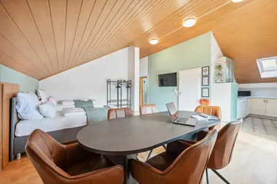 TV/Unterhaltungsangebot in der Unterkunft Mozartshomes#3 2,5 Rooms 6 Beds in Löchgau