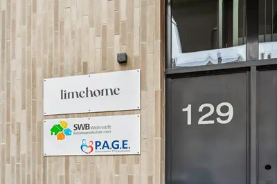 Ein Zertifikat, Auszeichnung, Logo oder anderes Dokument, das in der Unterkunft Limehome Karlsruhe Sophienstr ausgestellt ist