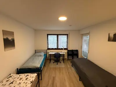 Ein Bett oder Betten in einem Zimmer der Unterkunft Cosy, beautiful and central apartment
