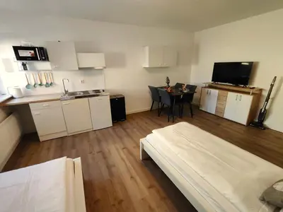 Küche/Küchenzeile in der Unterkunft ACR-Accommodations, Gästezimmer, Monteurunterkünfte