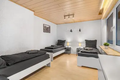 Ein Sitzbereich in der Unterkunft RI02 Wohnung mit großer Terrasse