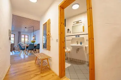 Ein Badezimmer in der Unterkunft SCHLOSSBERG RESIDENCES - Design-Apartments im Herzen der Pfalz