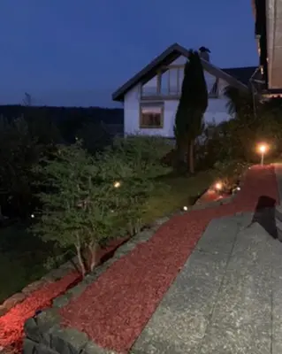 Das Gebäude in dem sich die Ferienwohnung befindet