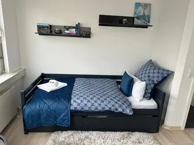 Ein Sitzbereich in der Unterkunft Miracle House 160qm Terrasse, Parkplatz & Internet 100mBit -SELF CHECK IN-