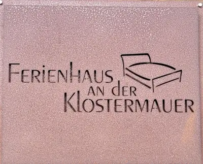 Ein Zertifikat, Auszeichnung, Logo oder anderes Dokument, das in der Unterkunft Ferienhaus an der KIostermauer ausgestellt ist