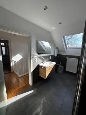 Ein Bett oder Betten in einem Zimmer der Unterkunft Casa di Sori Familienurlaub in Wöllstein