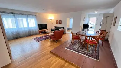 TV/Unterhaltungsangebot in der Unterkunft Die Wohnung 1