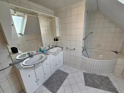 Ein Badezimmer in der Unterkunft Pfalzpanorama