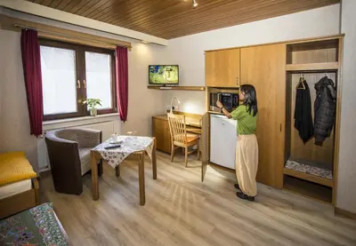 TV/Unterhaltungsangebot in der Unterkunft Boardinghouse Remchingen Baan Arun
