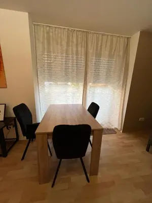 Grundriss der Unterkunft Wohnung mit Küche Balkon Parkplatz in der Nähe von Heidelberg