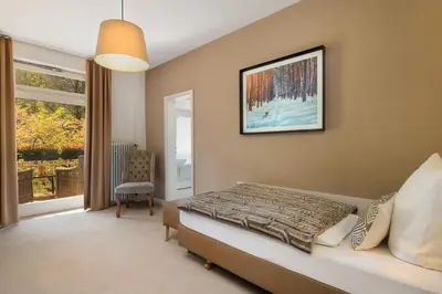 Ein Bett oder Betten in einem Zimmer der Unterkunft Hotel Luise