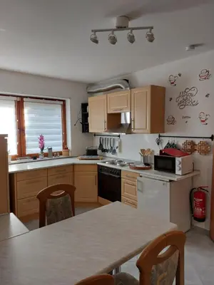 Küche/Küchenzeile in der Unterkunft Haus Petra