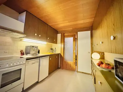 Küche/Küchenzeile in der Unterkunft Starkenburgblick