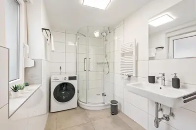 Ein Badezimmer in der Unterkunft Sali Homes Ziegeleihaus