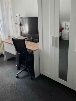 TV/Unterhaltungsangebot in der Unterkunft Möbliertes Zimmer Brühlstraße 55
