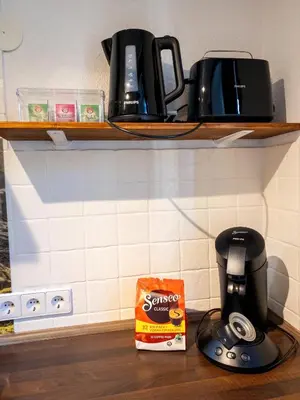 Kaffee-/Teezubehör in der Unterkunft Familien Glück
