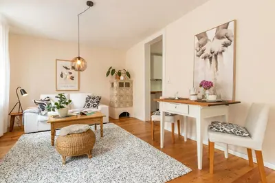 Ein Sitzbereich in der Unterkunft Zuhause bei ELLEN
