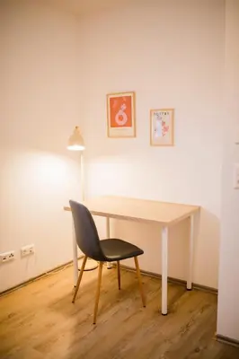 Grundriss der Unterkunft HUGOS Design Apartment am Waldrand - ruhig & modern