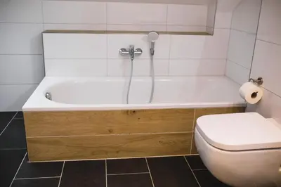 Ein Badezimmer in der Unterkunft HUGOS Design Apartment am Waldrand - ruhig & modern