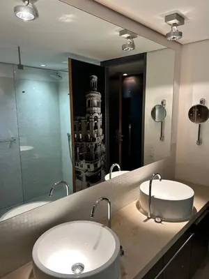Ein Badezimmer in der Unterkunft Kubus