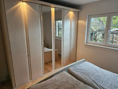 Ein Bett oder Betten in einem Zimmer der Unterkunft Ferienwohnung Königsberg