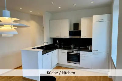 Küche/Küchenzeile in der Unterkunft Neue90 - Fewo Saumagen, Weinstraße Kallstadt Pfalz