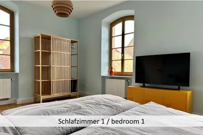 TV/Unterhaltungsangebot in der Unterkunft Neue90 - Fewo Saumagen, Weinstraße Kallstadt Pfalz