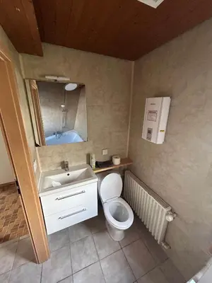 Ein Badezimmer in der Unterkunft Zauberblick