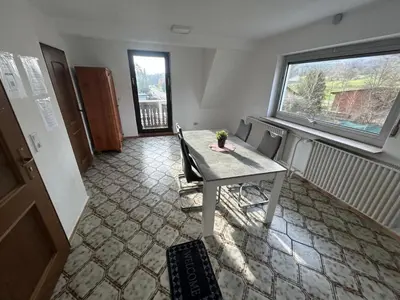 Ein Sitzbereich in der Unterkunft Zauberblick