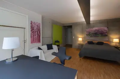 Ein Bett oder Betten in einem Zimmer der Unterkunft Apartment 